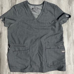 Figs grey shirt scrub